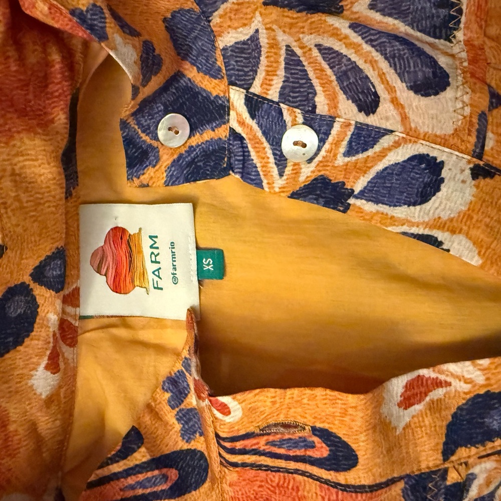 FARM Rio Floral Button-Down Dress - Picture 8 of 8